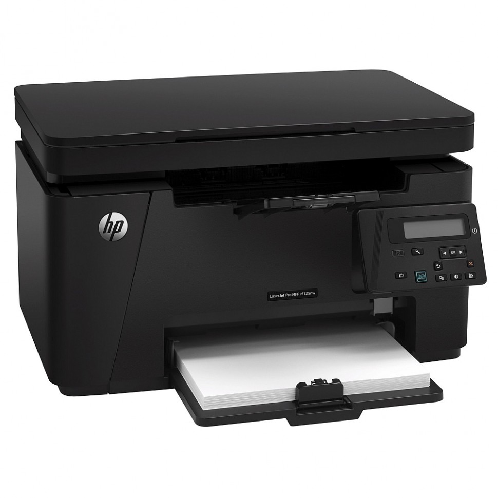 МФУ лазерный черно-белый HP LaserJet Pro M125rnw А4